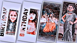 New kids Birthday Video Editing Alight Motion  Kids Birthday Video Editing Happy Birthday Editing [upl. by Schertz324]