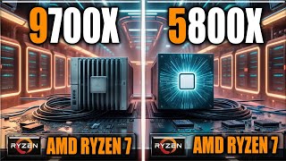 9700X vs 5800X Benchmarks  Tested in Games and Applications [upl. by Carolyne]