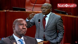 SENATOR BONI KHALWALE SHAKE STATE HOUSE AS HE LECTURE RUTO FOR DONATING STOLEN MONEY TO CHURCHES [upl. by Nosraep]