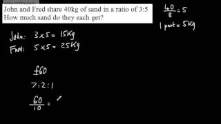 C Grade Level Descriptors GCSE Maths Ratios Sharing [upl. by Ijnek]