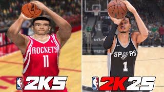 Three With Tallest Player In Every NBA 2K [upl. by Torruella]