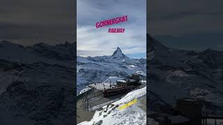 Gornergrat Railway Ride to the Matterhorn switzerland matterhorn gornergrat [upl. by Annayar]