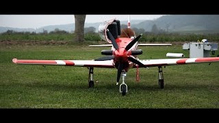 Pilatus PC21 maiden flight [upl. by Nosydam]