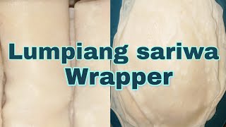 Lumpiang Sariwa Wrapper recipe [upl. by Bertsche]