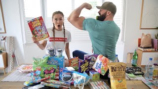 10000 CALORIE MUKBANG JUNK FOOD CHALLENGE wLaurDIY [upl. by Buckden]