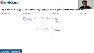 Hydrogen atom KCET 11th Chemistry Structure of Atoms [upl. by Arodaeht]