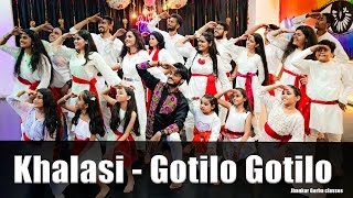 Khalasi Dance Garba  Gotilo  Jhankar Garba Classes  7984822599  Vishal  Aditya Gadhvi x Achint [upl. by Greenburg494]