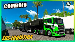 Comboio EBS Logística multiplayer no rodotrem ets 2 152 [upl. by Behrens]