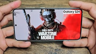 COD Warzone Mobile High Graphics 60FPS  Samsung Galaxy S24 [upl. by Rednijar919]