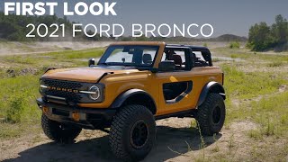 2021 Ford Bronco  First Look  Drivingca [upl. by Gildus]