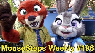 MouseSteps Weekly 196 DCA Day Chip amp Dale Critter Breakfast Zootopias Nick amp Judy Frozen Show [upl. by Aiyn726]