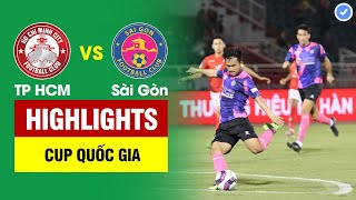 Highlights TP HCM vs Sài Gòn  Giằng co quyết liệt  12 quả penalty kịch tính [upl. by Merritt87]