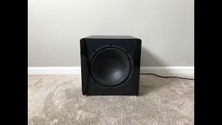 Velodyne Impact 10 BG Home Theater Powered Active Subwoofer [upl. by Cassilda]