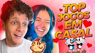 TOP 10 JOGOS para JOGAR em COOP Perfeito para CASAIS feat Ithuriana [upl. by Ailegra]