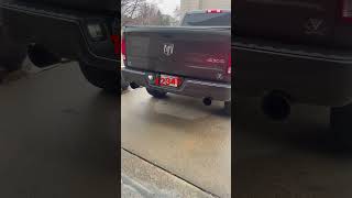 2017 Ram 1500 Flowmaster 40 Series with Carven 5 inch exhaust tips [upl. by Slocum661]