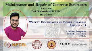 Weekly Session  11  Maintenance and Repair of Concrete Structures  NPTEL  NOC23CE06  PMRF [upl. by Roderica]