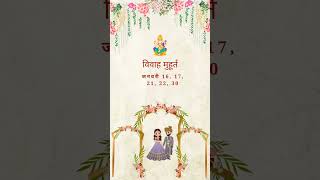 weddingecardsinvitebridegroomindianweddingshaddimehendihaldisangeetpherenyota [upl. by Haida]