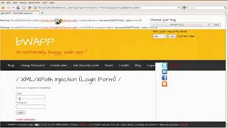 bWAPP xmlxpath injection login form [upl. by Kele391]