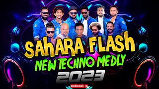 Techno medley sahara flash 2023 rain dance homagama [upl. by Eduam]