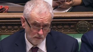 Death by a thousand cuts Corbyn accuses May over NHS at PMQs [upl. by Leahcimdivad]