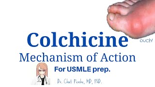 Understanding Colchicine Mechanism Study Breakdown 【USMLE Pharmacology】 [upl. by Adyam]