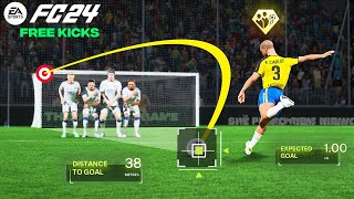 EA FC 24  How to Score Every Freekick All Freekicks Explained [upl. by Atikihc]