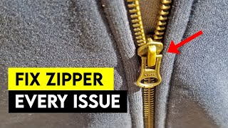 Zipper repair How to fix a zipper 5 Common issues [upl. by Buskus]