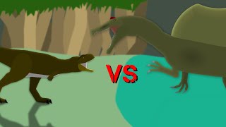 abelisaurus vs oxalaia stick nodes [upl. by Coonan]