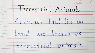 Terrestrial Animals  20 Terrestrial Animals  20 Terrestrial Animals names [upl. by Ateuqram]