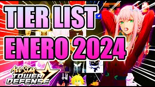 😲Las MEJORES UNIDADES en ALL STAR TOWER DEFENSE 🌟TIERLITS ACTUALIZADA ENERO 2024 roblox [upl. by Aisirtap964]