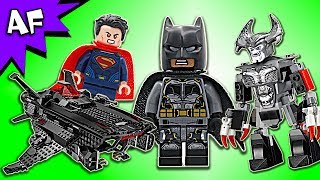 Lego DC Justice League Flying Fox Batman BATMOBILE AIRLIFT Attack 76087 Speed Build [upl. by Bible]