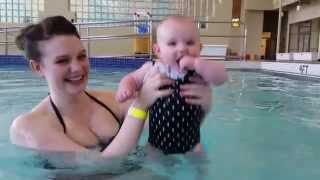 Novalees First Time Swimming [upl. by Phylis]