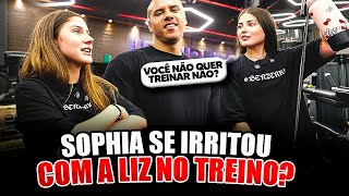 SE ESTRANHARAM SOPHIA COBROU A LIZ NO TREINO [upl. by Nnyroc]