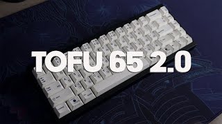 KBDFans Tofu65 20 Sound Test  Moondrop Lunalights [upl. by Nonahs]