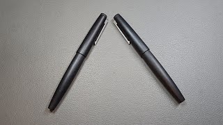 Lamy 2000 Fountain Pen Extra Fine and Medium Nib Comparison [upl. by Bashemath207]