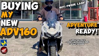 Buying new ADV 160  First ride impression Price update Walk around  Brentro [upl. by Lewls]