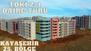 Toki’nin Yeni Projesinde 21 Daire Turu Kayaşehir 25 Bölge 50000 Konut Başakşehir Emlak [upl. by Sumaes]