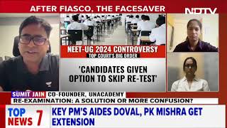 Unacademy CoFounder Sumit Jain on NDTV  NTA Latest Update  Supreme Court on NEET Results [upl. by Nohj]