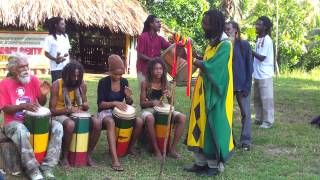 Nyabinghi chants early in the morning for Ethiopian New Year [upl. by Mountfort]