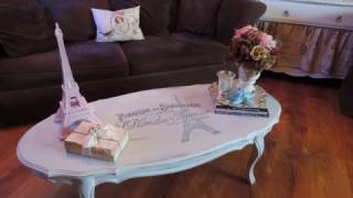 DIY Decorating French Country Coffee Table Makeover [upl. by Corty61]