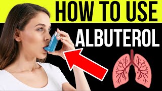 How to use Albuterol Salbutamol  Asthma medication  plus side effects and more [upl. by Allmon492]