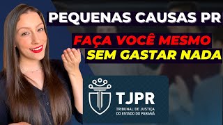 Como entrar com um processo de pequenas causas pela internet SEM ADVOGADO no PARANÁ PR TUTORIAL [upl. by Lunt242]