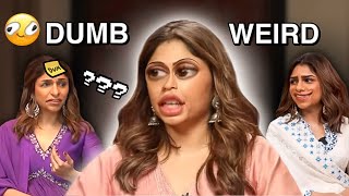 sharmin segal being dumb and weird in interviews [upl. by Ojybbob]