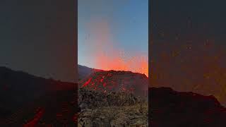 A closer look at the volcanic eruption shorts volcano eruption [upl. by O'Gowan646]