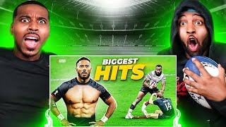 Biggest RUGBY Hits 2023  The Most BRUTAL Sport In The World🏉🤦‍♂️ Reaction [upl. by Galven]