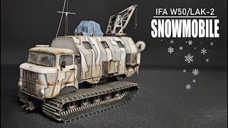 IFA W50LAK2 Truck Conversion to Snowmobile scale 135  W50 SchneemobilUmbau [upl. by Hniht]