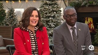 Governor Whitmer and Lt Governor Gilchrist reflect on wins in 2023 look toward 2024 [upl. by Cadal]