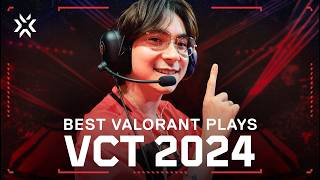 The Best 17 Plays Of VALORANT Champions Tour 2024 [upl. by Amoeji]