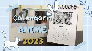 💠 Calendario Anime ·DIY· 🗒  Haz tu calendario PERSONALIZADO desde cero [upl. by Yraunaj]