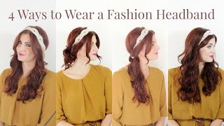 4 Simple Ways to Wear a Headband [upl. by Petua]